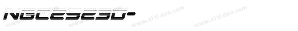 ngc2923d字体转换