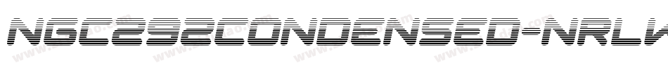 Ngc292Condensed-nRLWY字体转换