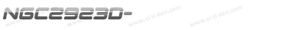 ngc2923d字体转换