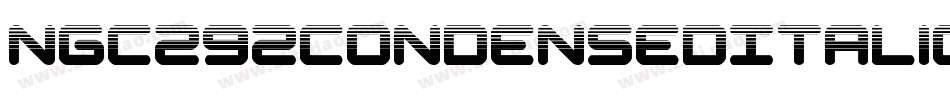 Ngc292CondensedItalic-2O1AK字体转换