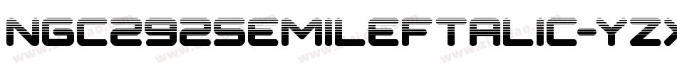 Ngc292SemiLeftalic-YzXRv字体转换