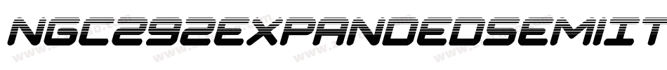 Ngc292ExpandedSemiItalic-BWGw5字体转换