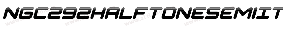 Ngc292HalftoneSemiItalic-L3A0W字体转换