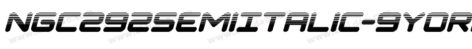 Ngc292SemiItalic-9YoRB字体转换