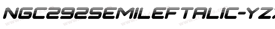 Ngc292SemiLeftalic-YzXRv字体转换