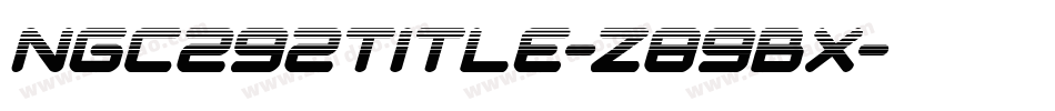 Ngc292Title-z89BX字体转换