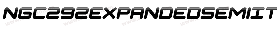 Ngc292ExpandedSemiItalic-BWGw5字体转换