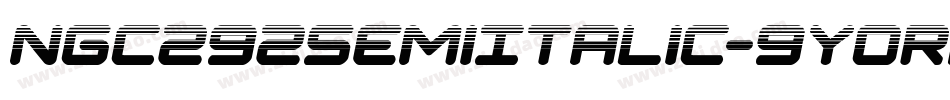 Ngc292SemiItalic-9YoRB字体转换