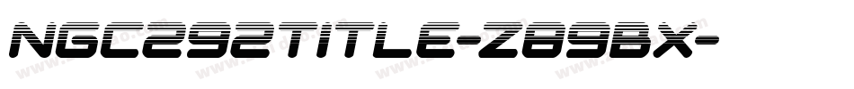 Ngc292Title-z89BX字体转换
