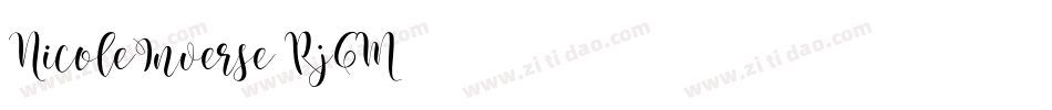 NicoleInverse-Rj6M字体转换