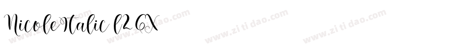 NicoleItalic-l26X字体转换