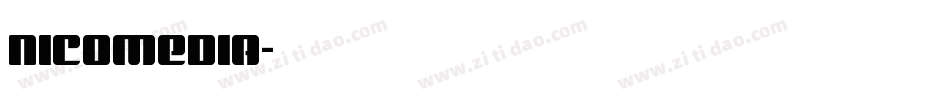 nicomedia字体转换