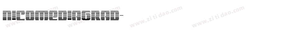 nicomediagrad字体转换