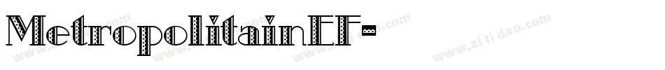 MetropolitainEF字体转换