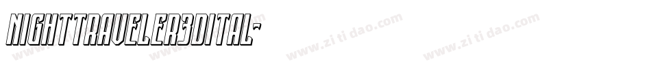 nighttraveler3dital字体转换