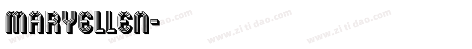 Maryellen字体转换