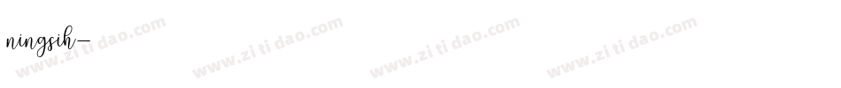 ningsih字体转换