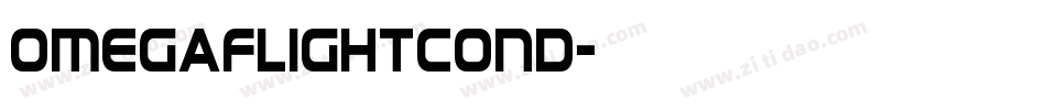 omegaflightcond字体转换