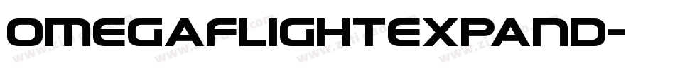 omegaflightexpand字体转换