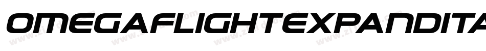 omegaflightexpandital字体转换