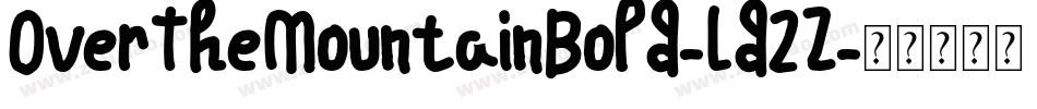 OverTheMountainBold-Ld2Z字体转换