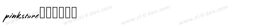 pinksture字体转换