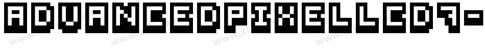 AdvancedPixelLcd7-yGOq字体转换