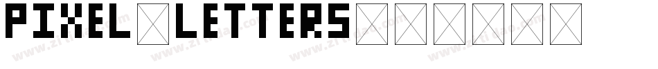 pixel-letters字体转换