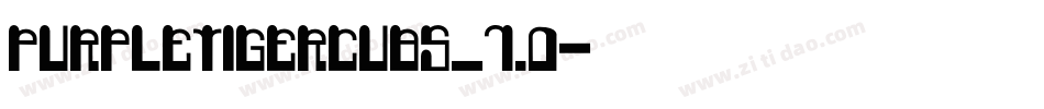 purpletigercubs_1.0字体转换
