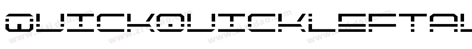 QuickquickLeftalic-Ov56字体转换