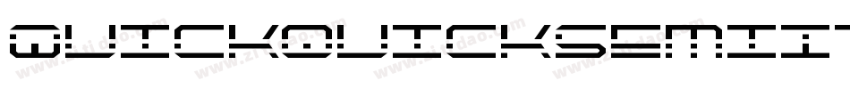 QuickquickSemiItalic-346p字体转换