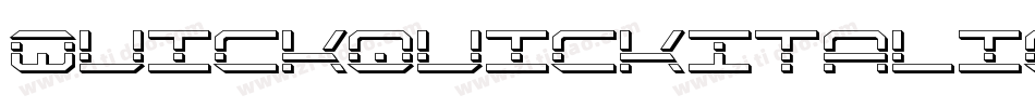 QuickquickItalic-a3JK字体转换
