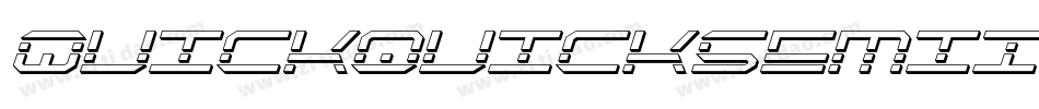 QuickquickSemiItalic-346p字体转换