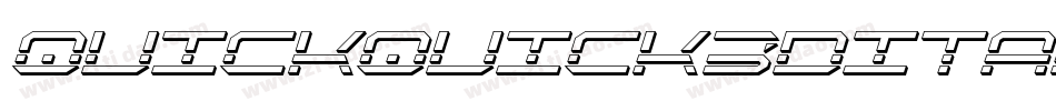 quickquick3dital字体转换