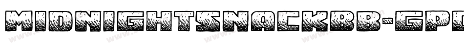MidnightsnackBb-GPD字体转换