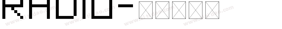 RADIO字体转换