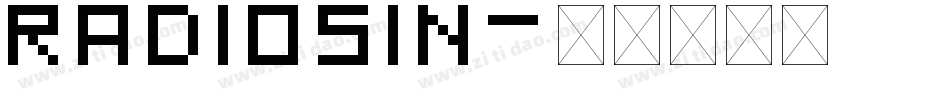 radiosin字体转换