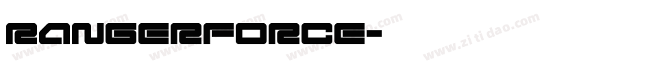 rangerforce字体转换