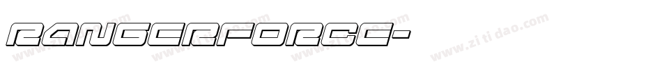 rangerforce字体转换