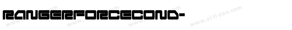rangerforcecond字体转换