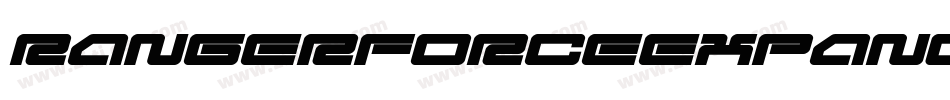 rangerforceexpandital字体转换