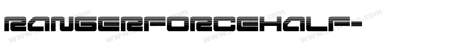 rangerforcehalf字体转换