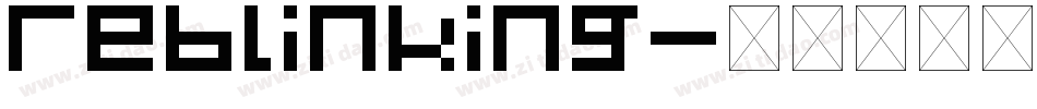 reblinking字体转换