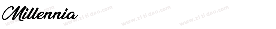Millennia字体转换
