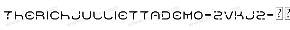 TheRichJulliettaDemo-ZVKJZ字体转换
