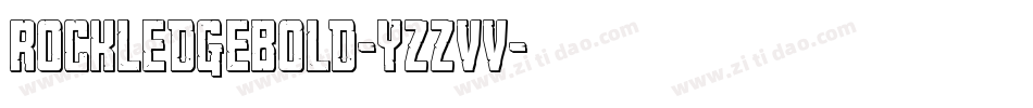 RockledgeBold-Yzzvv字体转换
