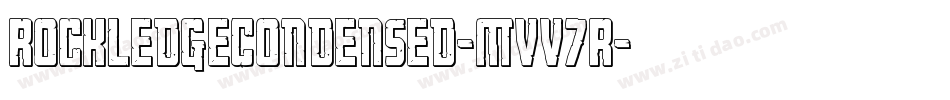 RockledgeCondensed-MVV7r字体转换