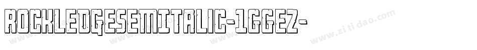 RockledgeSemItalic-1GGeZ字体转换 RockledgeSemItalic-1GGeZ字体转换