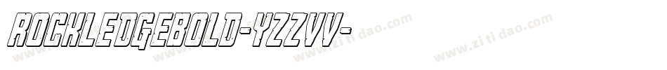RockledgeBold-Yzzvv字体转换