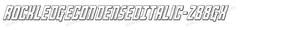 RockledgeCondensedItalic-z88gX字体转换